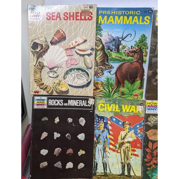 Book Lot 12 Vintage How and Why Wonder Children's Books Classroom Educational - Picture 3 of 6